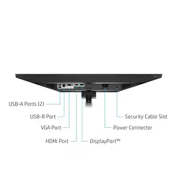 TFT 23.8" HP E24mv G4, IPS, HDMI, VGA, DP, USB, Cam, HAS, Pivot, колонки, сріблястий - мініатюра 7