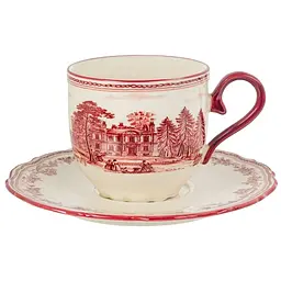 Чайний набір Lefard Red Castle 220 мл 2 предмети (359-495)