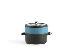 Вставка-пароварка GreenPan Steam 24 см колір блакитний (CC006630-001) - мініатюра 2