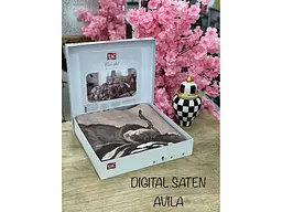 Комплект постільної білизни Avila Dried Rose Сімейний Tac pbe0041126 - мініатюра 3