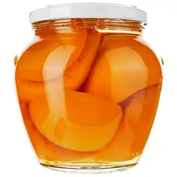 Персики Vera половинками у легкому сиропі, 560 г (880209) - мініатюра 2