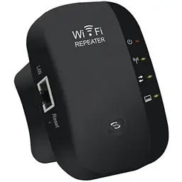 Ретранслятор репітер підсилювач сигналу Wi-Fi Pix-Link LV-WR03 Black (16171)