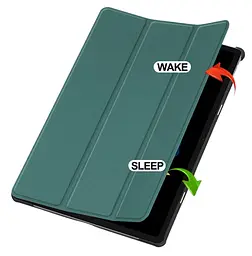 Чохол-книжка BeCover Smart Case для Lenovo Idea Tab Plus 12.1" Dark Green (715080) - мініатюра 4