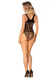 Боді Obsessive B336 crotchless teddy S/M/L - мініатюра 6