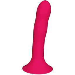 Ділдо з присоскою Adrien Lastic Hitsens 4 Pink, відмінно для страпону, діаметр 3,7 см, довжина 17,8 см