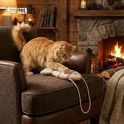 Happet Кігтеточка-рибка, сизаль, 25 см (K001) - мініатюра 5