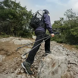 Трекінгова палиця Naturehike CNK2450DS017, 130 см, чорна - мініатюра 8