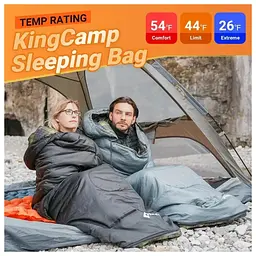 Спальний мішок KingCamp Sevan 250 Grey (KS2422_GREY_L) - мініатюра 6
