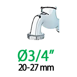 Адаптер для конектора для поливального шлангу Claber Ergogrip 3/4"-1"В - мініатюра 4