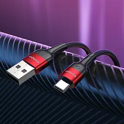 Зарядный кабель Super Quick Charge ESSAGER 5A Type-C 1метр - мініатюра 4