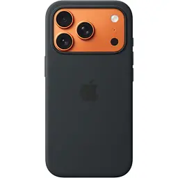Чохол Silicone Case with Button, Animation & MagSafe для Apple iPhone 17 Pro Black AAA [153242] - мініатюра 2