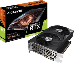 Видеокарта GeForce RTX 3060 8GB Gigabyte Gaming OC (GV-N3060GAMING OC-8GD)