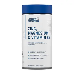 ZMA комплекс Zinc, Magnesium & Vitamin B6, 90 капсул Applied Nutrition vit0004094