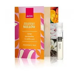 Листівка із пробним зразком парфумна вода Avon EDC Mango Mellow, 0,6 мл (158511716)