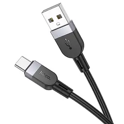 Дата кабель Hoco X109 Energy silicone USB to Type-C (2m) Black - мініатюра 5
