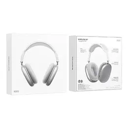 Навушники Borofone BO22 Elegant BT headphones бездротові накладні сріблясті - мініатюра 3
