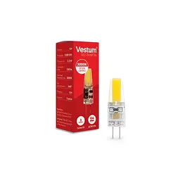Лампочка Vestum LED COB G4 3,5W 3000K 12V (1-VS-8103) - мініатюра 2