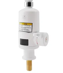 Проточний кран-водонагрівач кухонний Lidz Warm 057, White/Chrome LDWAR057WCR24983 - мініатюра 3