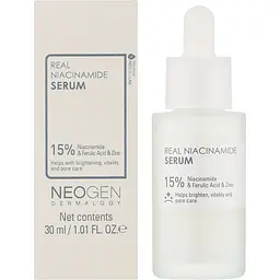 Сироватка для обличчя Neogen Dermalogy Real Niacinamide 15% Serum багатофункціональна освітлювальна 30 мл