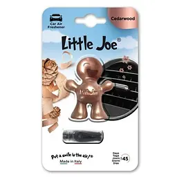 Ароматизатор на дефлектор Little Joe Cedarwood Кедрове Дерево Бронзовий