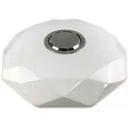 Світильник світлодіодний LUXEL з пультом, bluetooth, таймер, рег. яскр., нiчник, 3000/4000/6000К 48Вт (CLNR-48)