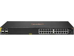 Комутатор HP Aruba 6100-24G-PoE-4SFP+ 370W керований (JL677A)