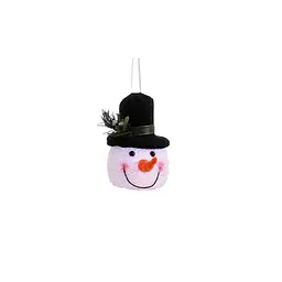 Ялинкова іграшка Luca Lighting Сніговик 14 см Чорний (8718861682953BLACK)