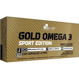 Жирні кислоти Gold Omega 3 Sport Edition, 120 капсул Olimp fit0012945