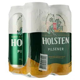 Набір пива Holsten Pilsener, світле, 4,7%, з/б, 1,92 л (4 шт. по 0,48 л) - мініатюра 2