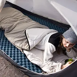 Спальний мішок-ковдра Naturehike M Series CNK2350WS023 MZ300, лівий, Gold Label, коричневий - мініатюра 2