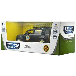 Автомодель TechnoDrive 250364M серія Шеврони Героїв Land Rover Defender 110 ГУР МО - мініатюра 3
