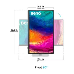 Монітор BenQ PD3226G White-Silver - мініатюра 2