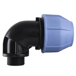 Коліно ПНД Vsplast 50x1 1/4 '' ЗР 4003 000007898