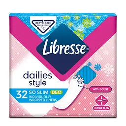 Щоденні прокладки Libresse Daily Fresh Normal Deo 32 шт. - мініатюра 2
