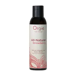 Оральний лубрикант Orgie All-Natural зі смаком полуниці, 150 мл