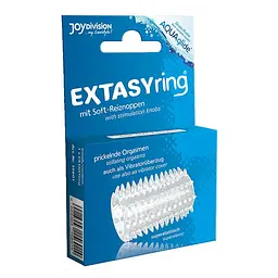 Насадка на член Joy Division Extasy ring Cock Ring, 4.5х2.5 см (прозора) - мініатюра 3