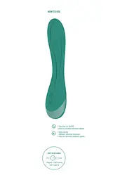 Вібратор Xocoon Timeless Love G-Spot, 19 см (зелений) - мініатюра 6