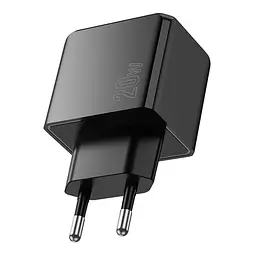 Мережевий зарядний пристрій Hoco CS16A Dual port Type-C/Lightning PD/QC 20W PPS Black (35776_3605181) - мініатюра 5