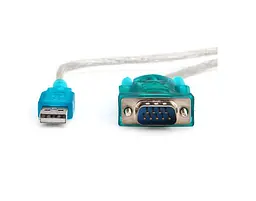 Перехідник USB 2.0 Type-A COM RS232 9 pin Chipset PL-2303HXD кабель 1.5 м RTL - мініатюра 3