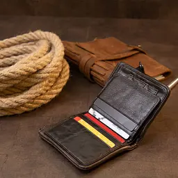 Портмоне унісекс 20422 Vintage коричневе - мініатюра 7