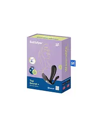 Подвійний смарт-вібратор у трусики Satisfyer Top Secret+ Black - мініатюра 3