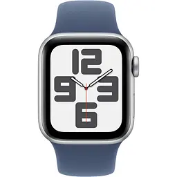 Смарт-годинник Apple Watch SE 2 GPS 40mm Silver Aluminium Case with Denim Sport Band S/M 2024 [MXEC3] [123340] - мініатюра 2