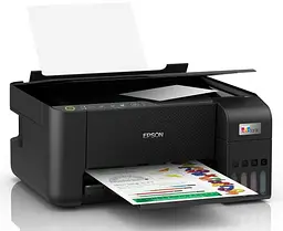 БФП струменевий кольоровий A4 Epson L3250, Black, WiFi, 5760х1440 dpi, до 33/15 стор/хв, USB, вбудоване СБПЧ, чорнило Epson 103 (C11CJ67412) - мініатюра 2