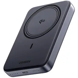 УМБ Ugreen Magnetic Wireless 10000mAh 30W QI2 USB-C In/Out (PB761) Black - мініатюра 2