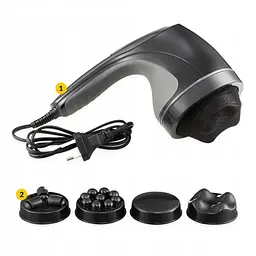 Антицелюлітний ручний масажер для тіла 4FIZJO Body Shaping 4 в 1 4FJ0558 Black (P-5907739319128) - мініатюра 6