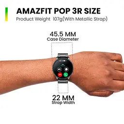 Смарт-годинник Amazfit Pop 3R Metallic Silver [107169] - мініатюра 6