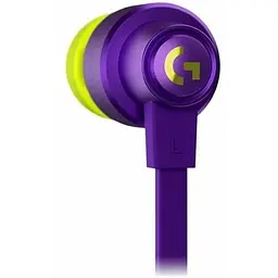 Навушники для геймерів Logitech G333 Gaming Earphones фіолетові (981-000936) - мініатюра 3
