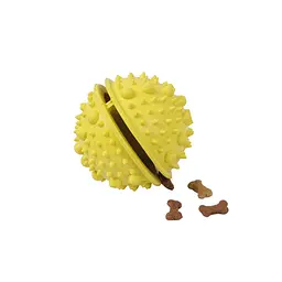 Іграшка для собак Misoko&Co Резиновий м'яч yellow 8 cm