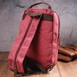 Оригінальний рюкзак із текстилю 22х32х8 см Vintage 22х32х8 см sum0021443 - мініатюра 9