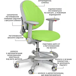 Дитяче крісло Evo-kids Mio KZ (Y-407 KZ) - мініатюра 2